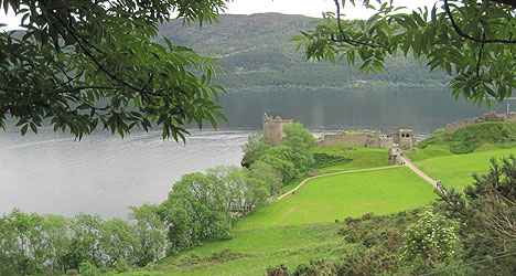Strone Castle on Loch Ness