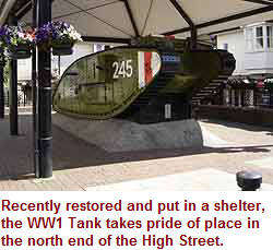 WW1 Tank Ashford Kent